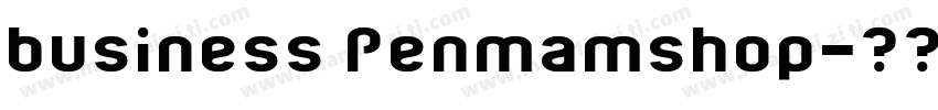 business Penmamshop字体转换
